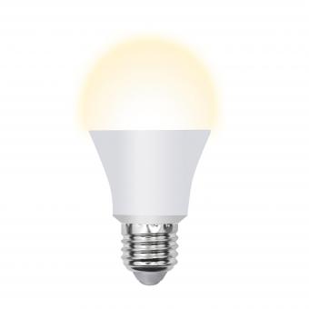 Лампа светодиодная Volpe серии Optima LED 8W, цоколь Е27, матовая, теплого свечения (3000K)