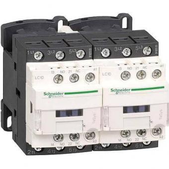 Пускатель магнитный реверсивный D Schneider Electric 3Р 32A катушка 220В AC 1НО+1НЗ (контактор)
