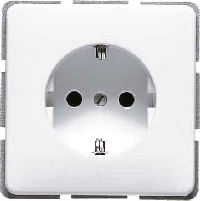 JUNG CD 500/CD plusБеж Розетка с/з винт зажим (521Z)