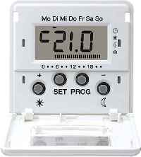 JUNG CD 500/CD plusБел Дисплей термостата с таймером(мех. UT238E) (CDUT238DWW)