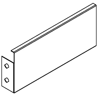 DKC Заглушка TC 100x80 INOX (37262inox)