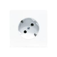 JUNG LS 990 БелРозетка с/з под углом 45 град (LS520-45WW)