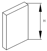 Пластина защитная боковая IP 44 H80 (пластик)