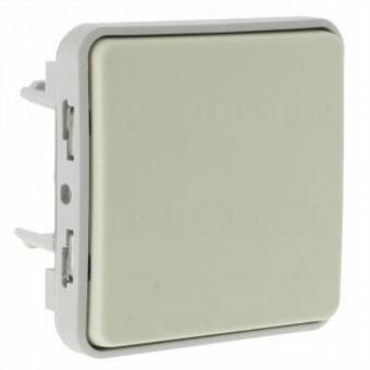 Кнопочный выключатель  с нормально-открытым контактом 10А Legrand Plexo IP55 белый