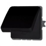 JUNG CD 500/CD plusЧерный Розетка с/з с крышкой (CD520WUSW)