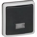 Механизм двухполюсного переключателя с подсветкой без лампы IP66 Legrand Plexo