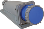 Розетка стационарная ССИ-133 63А-6ч/200-250В 2Р+РЕ IP67 MAGNUM ИЭК