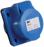 Розетка 423 скрытая 2Р+Е 32А 220В IP44 ИЭК